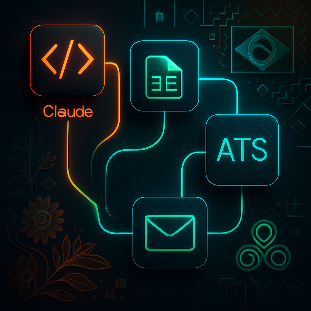 Integrações e automações avançadas da triagem de currículos com Claude Code (com Zapier, Sheets, ATS)